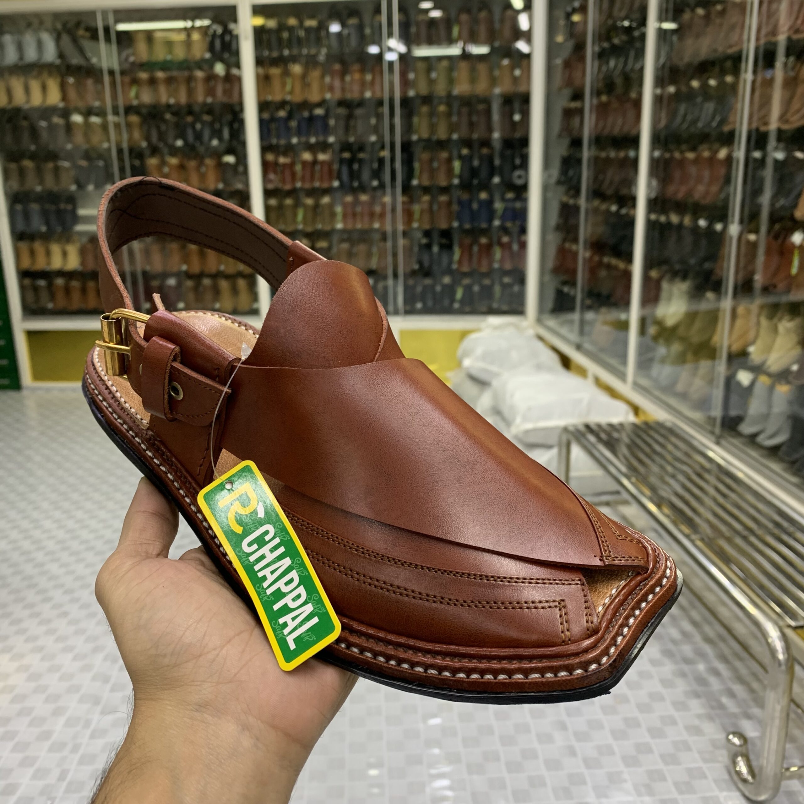 Three Gear Peshawari Chappal